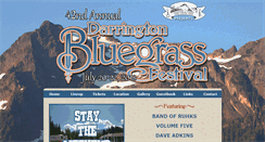 Desktop Screenshot of darringtonbluegrass.com